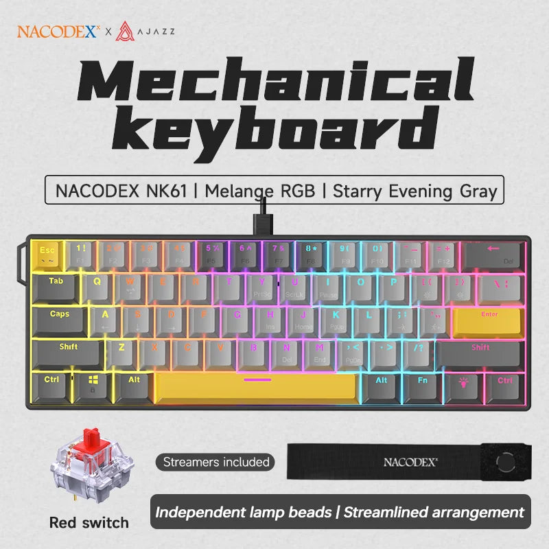 NK61 RGB Mechanical Keyboard