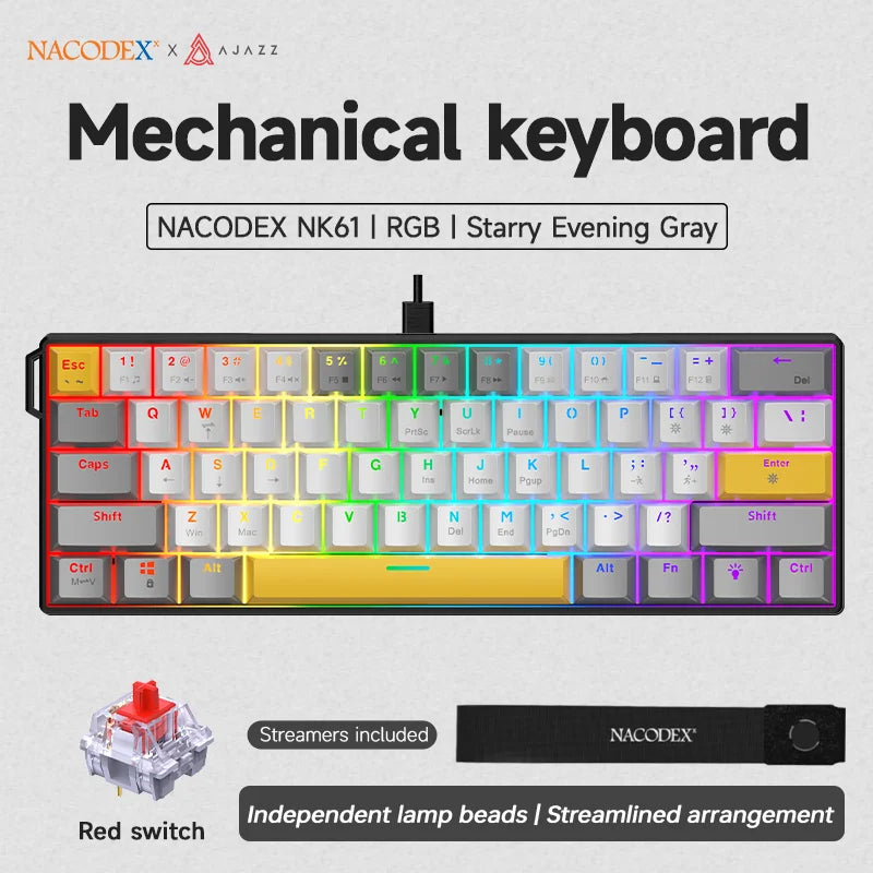 NK61 RGB Mechanical Keyboard