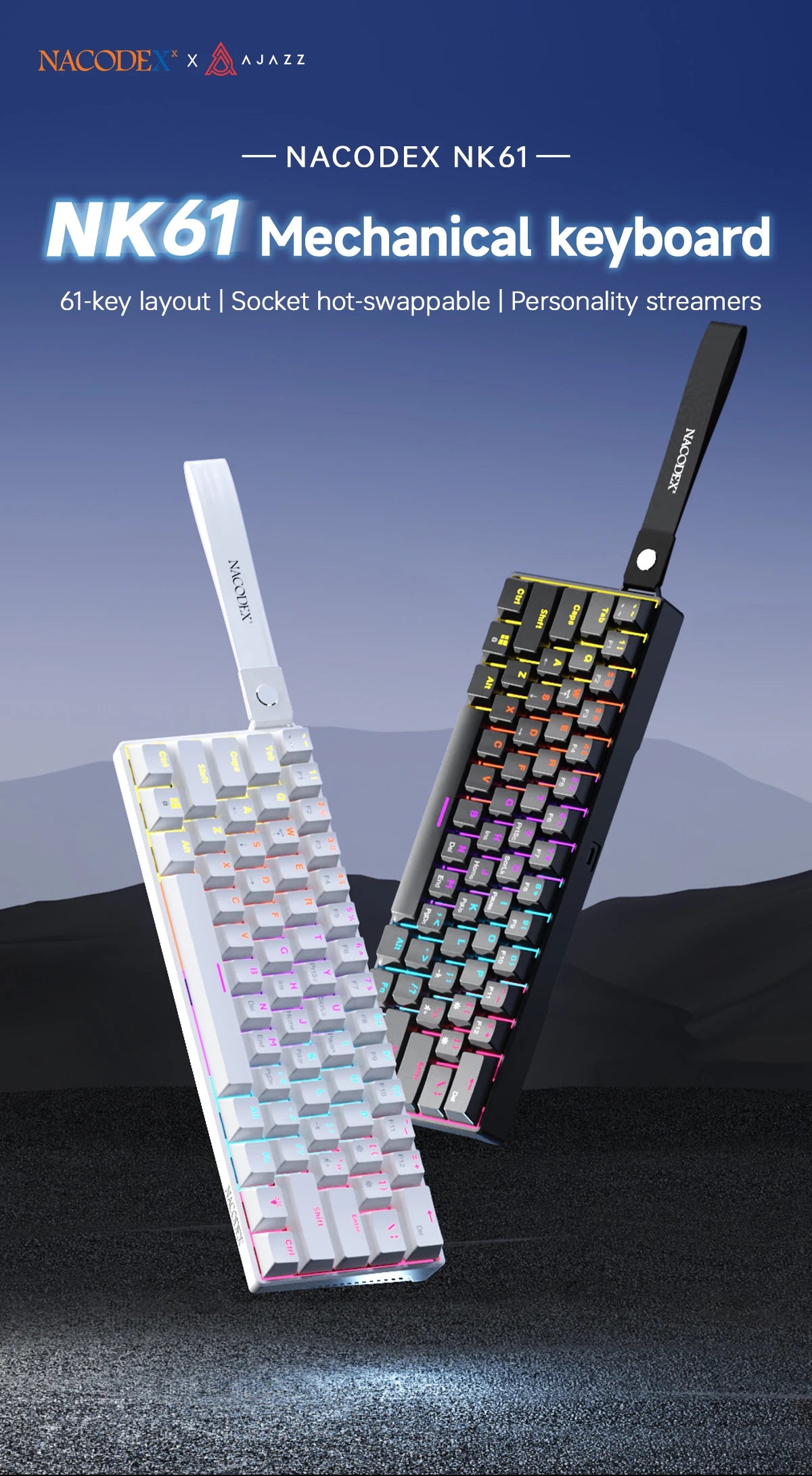 NK61 RGB Mechanical Keyboard