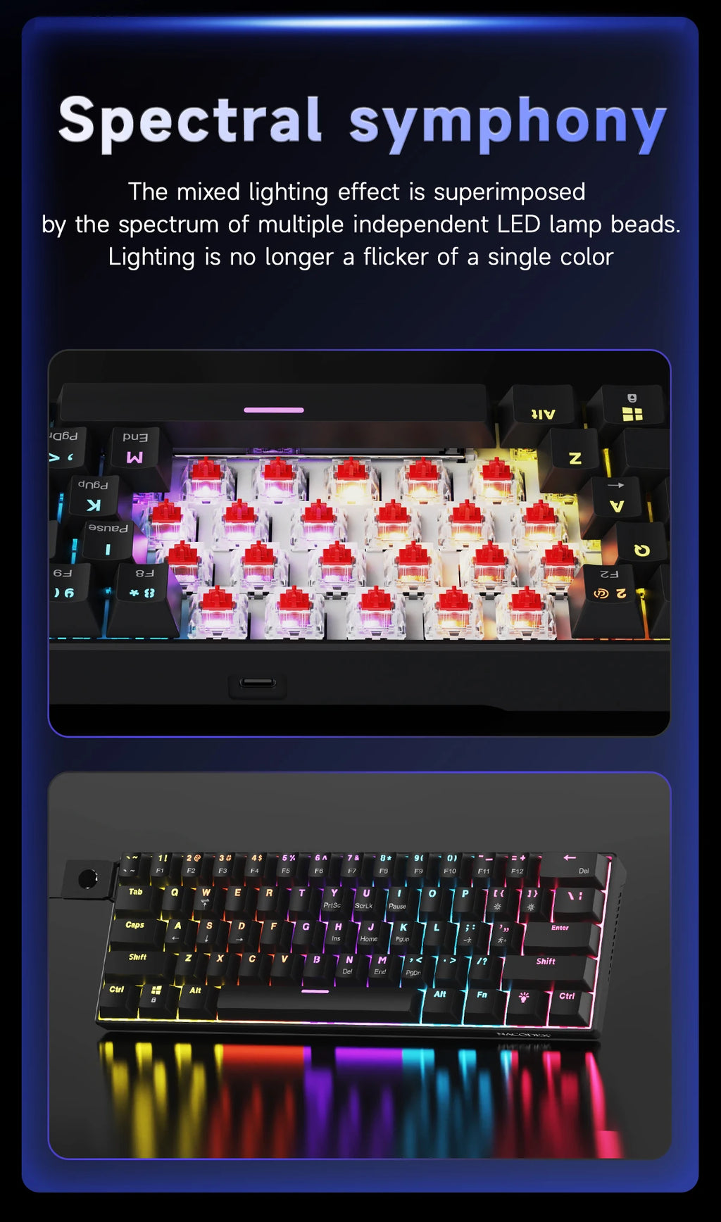 NK61 RGB Mechanical Keyboard