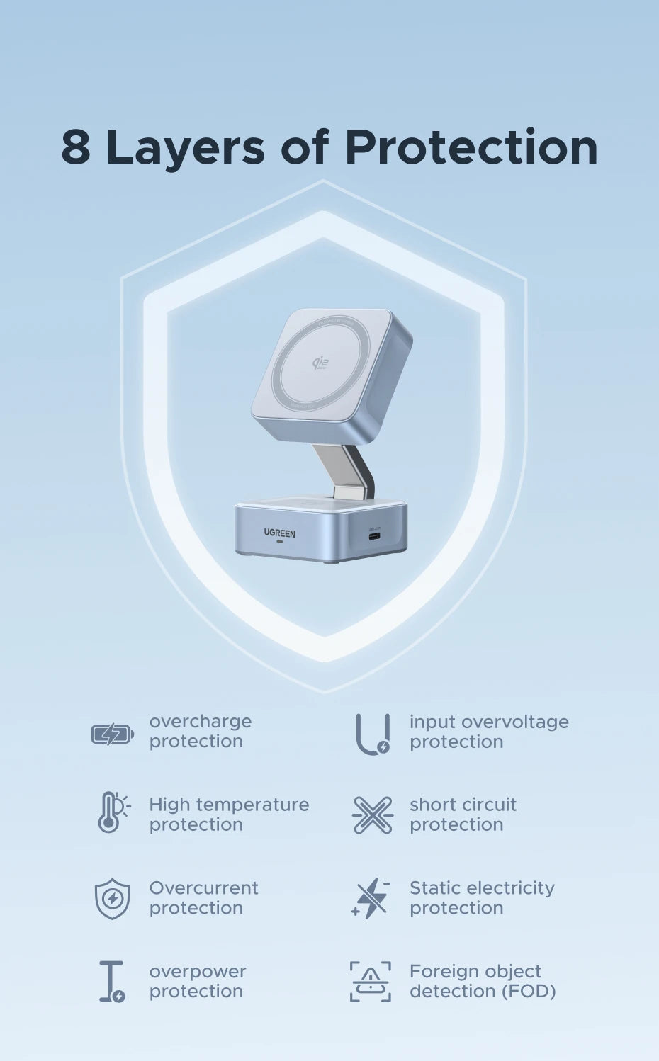 MagDock Wireless Ultra Fast Charging Stand