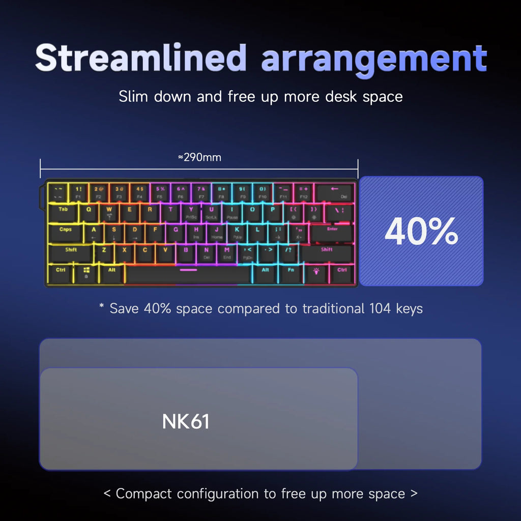 NK61 RGB Mechanical Keyboard