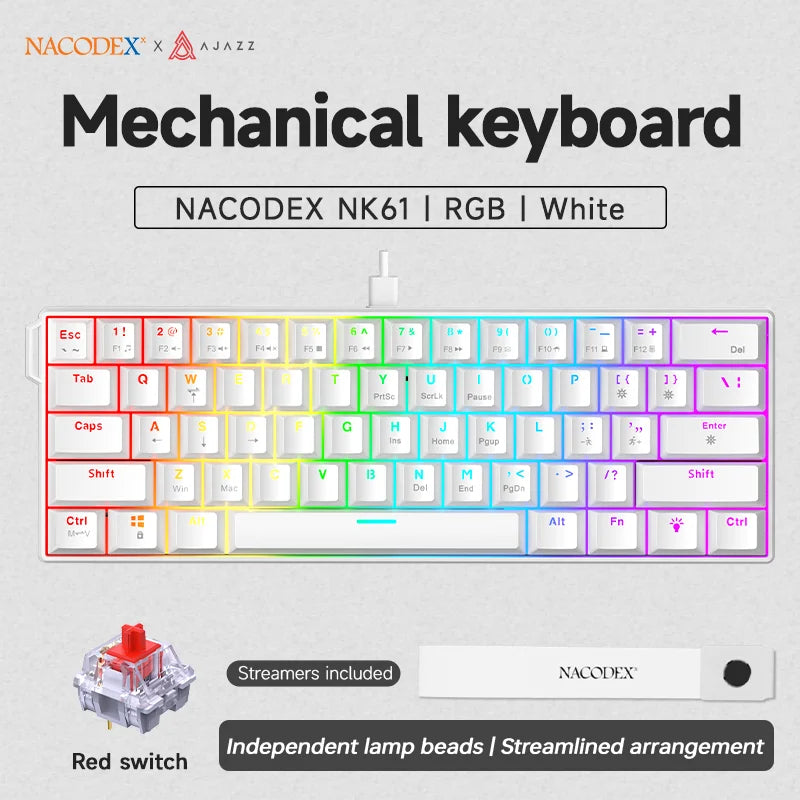 NK61 RGB Mechanical Keyboard
