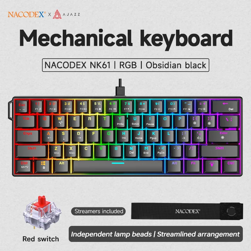 NK61 RGB Mechanical Keyboard