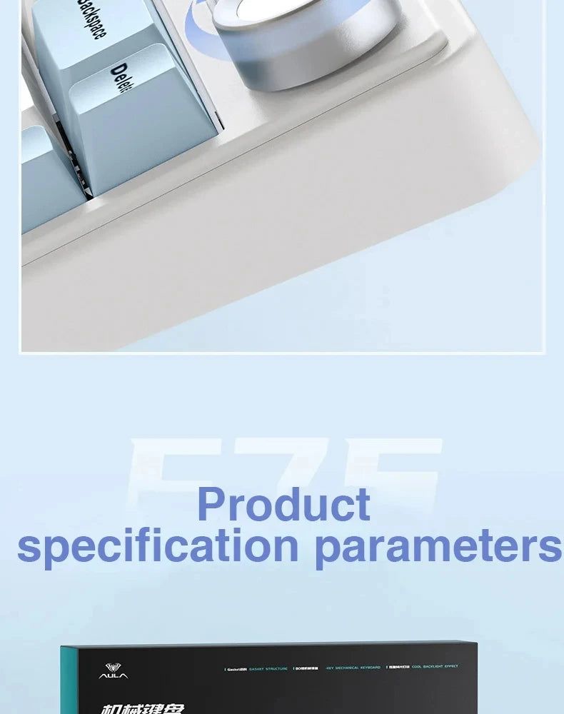 AULA F75 Wireless Mechanical Keyboard