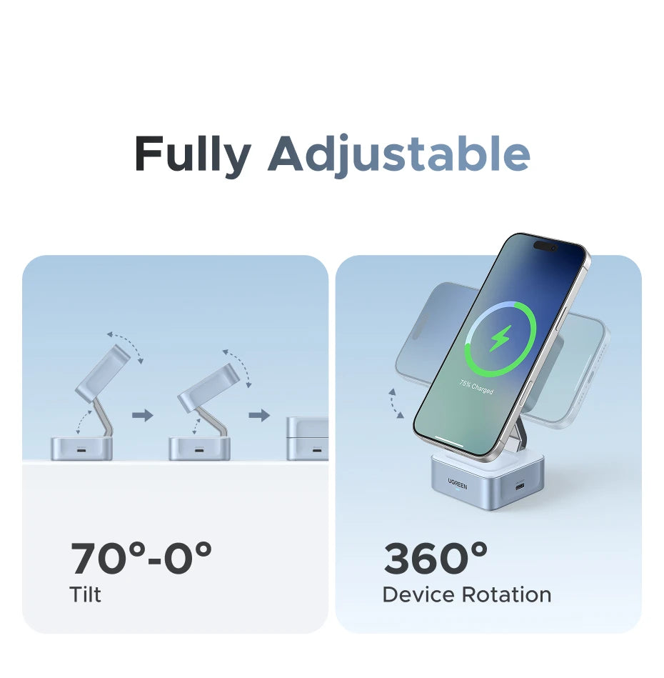 MagDock Wireless Ultra Fast Charging Stand
