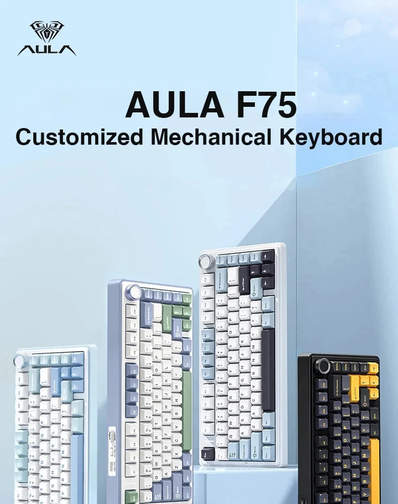 AULA F75 Wireless Mechanical Keyboard