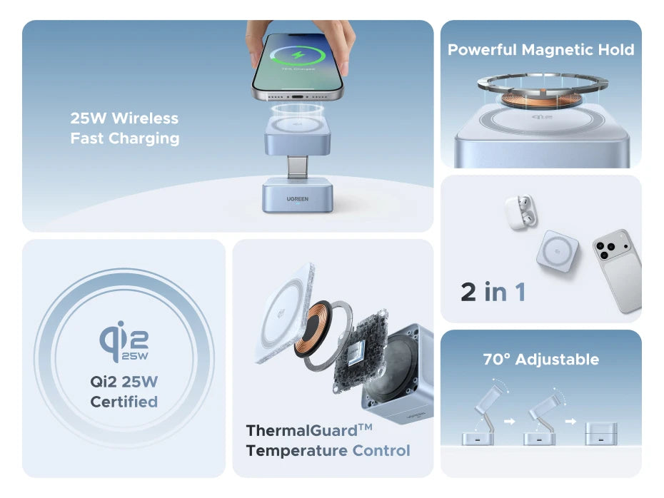 MagDock Wireless Ultra Fast Charging Stand