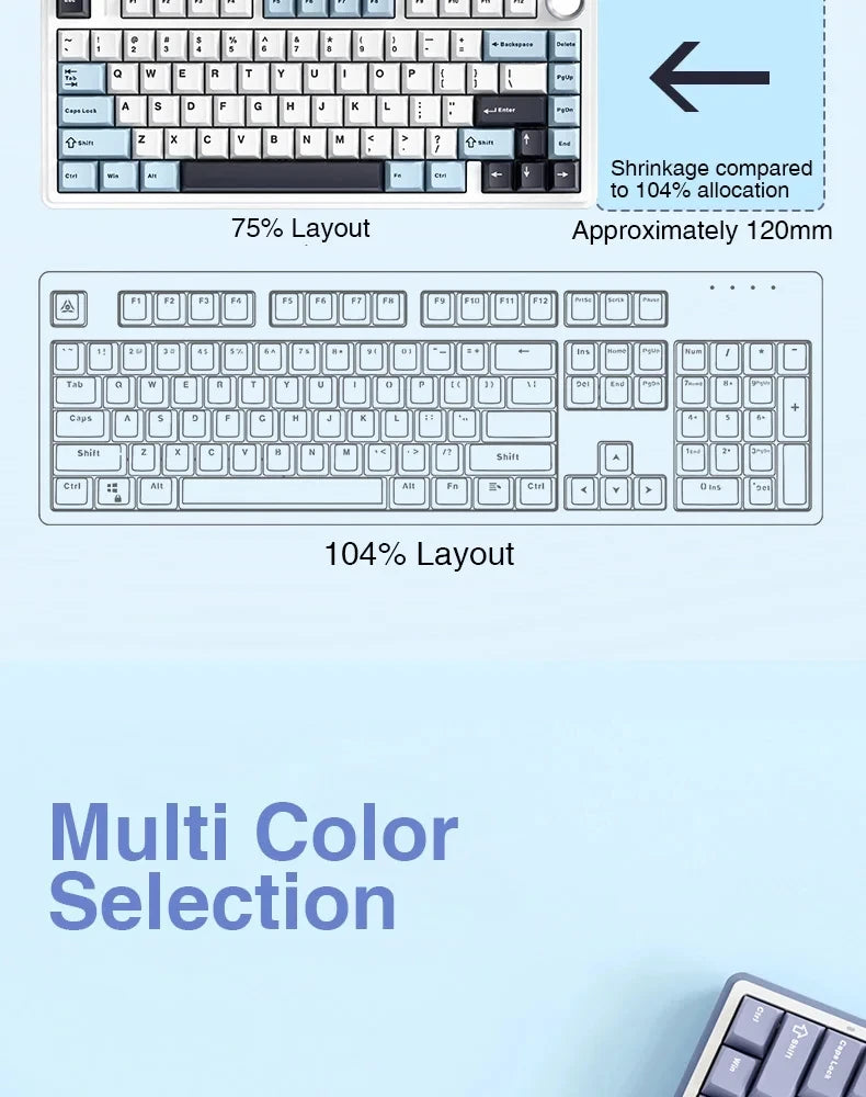 AULA F75 Wireless Mechanical Keyboard