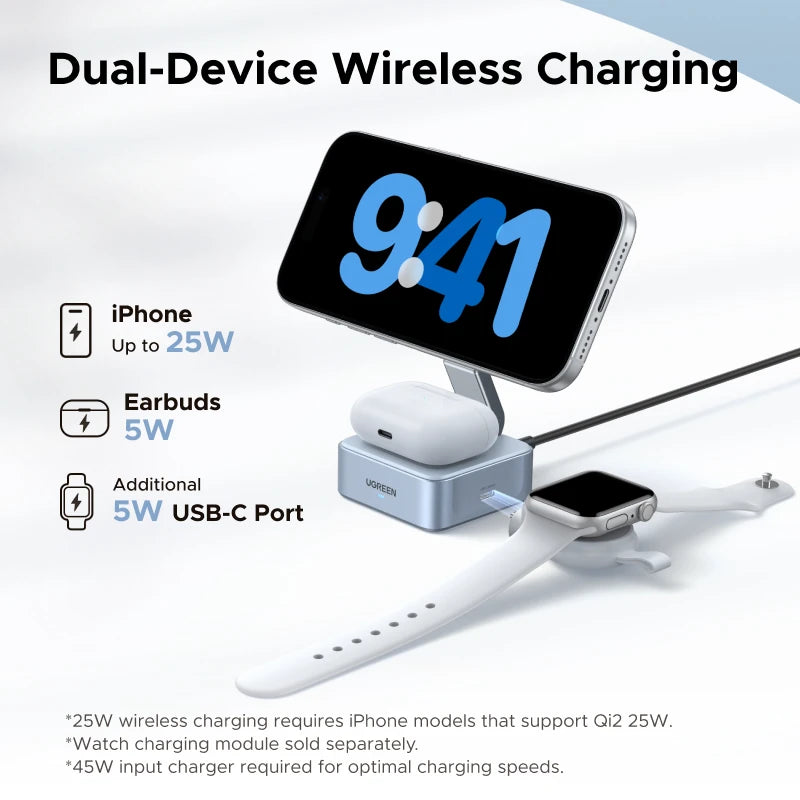 MagDock Wireless Ultra Fast Charging Stand
