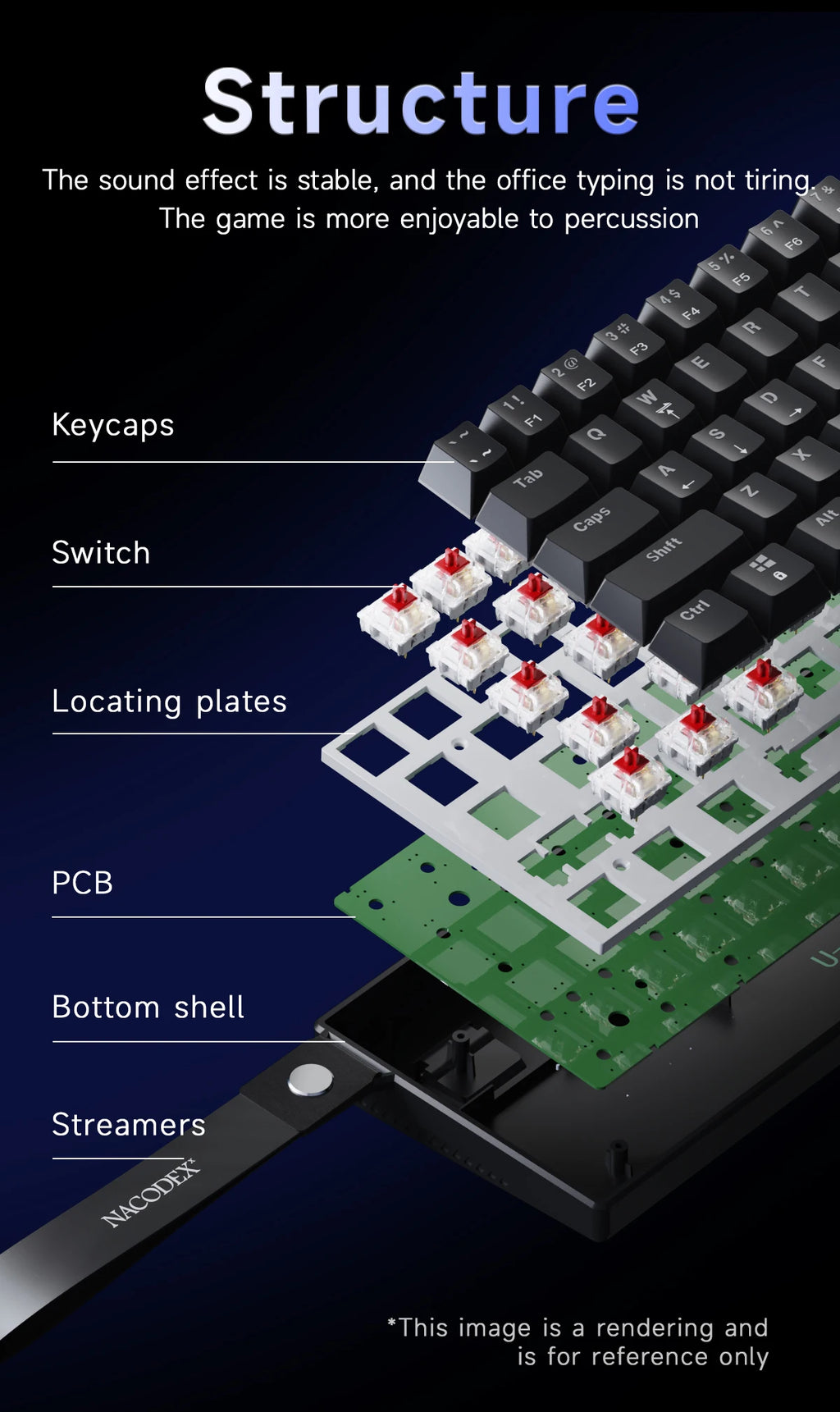 NK61 RGB Mechanical Keyboard