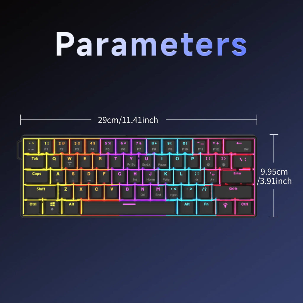 NK61 RGB Mechanical Keyboard