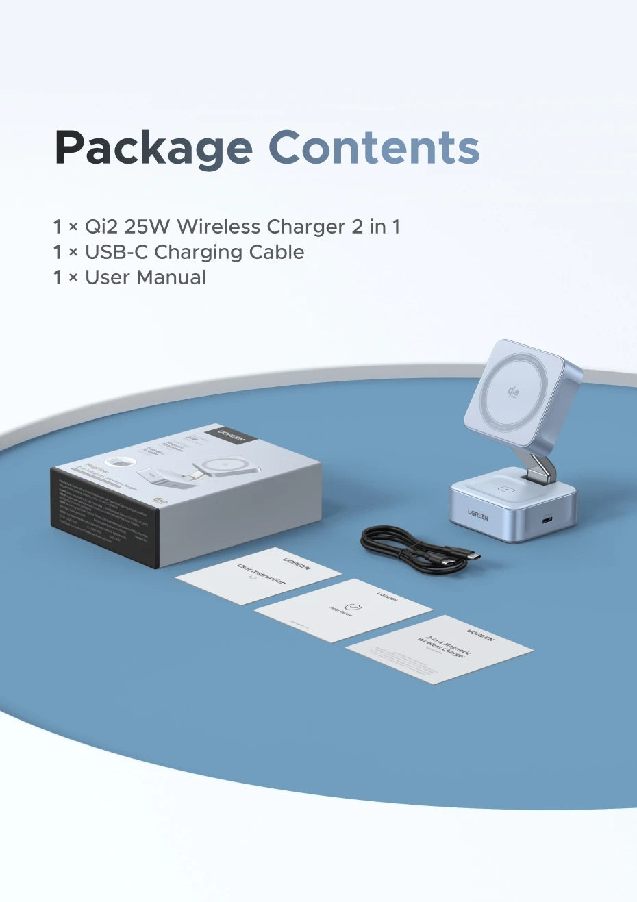MagDock Wireless Ultra Fast Charging Stand